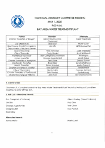 May 2025 TAC Minutes