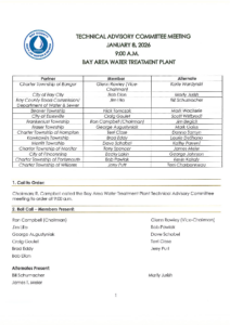 January 2026 TAC Minutes